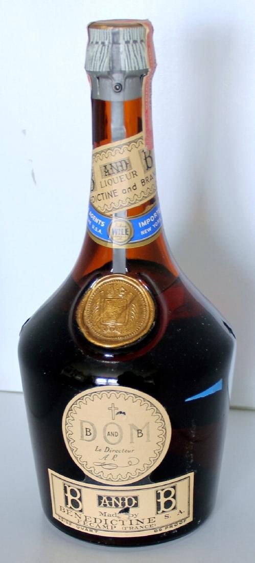 Benedictine D.O.M. 68cl, 86 proof, 1950s (1 of 5)