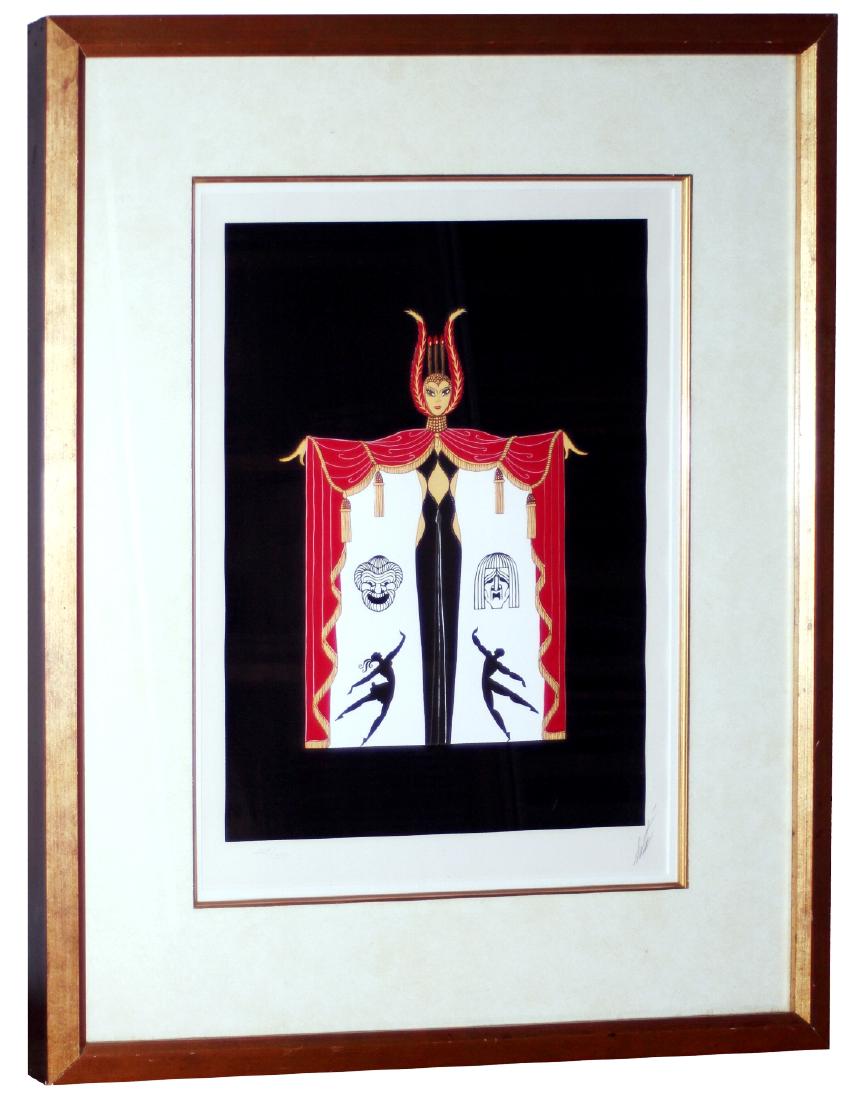 Erte: Broadway In Fashion 1978 Embossed, Signed, Framed (1 of 8)