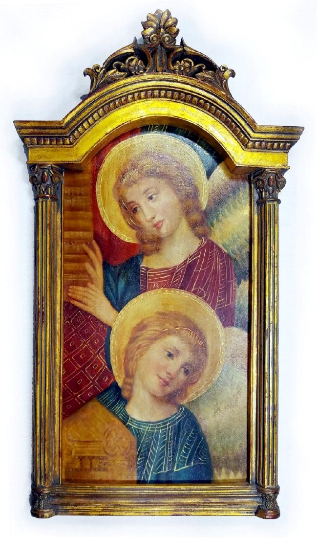 Visitation of Mary to Elizabeth Altar Piece Oil on Wood (1 of 9)