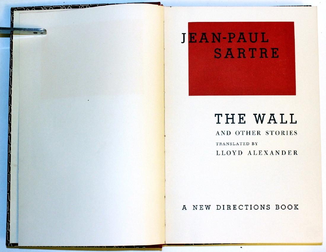 Jean-Paul Sartre: The Wall & Other Stories. 1948 Ltd Ed (1 of 4)