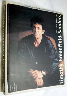 Timothy Greenfield-Sanders Portraits 2001 Insribed 1 Ed: Timothy Greenfield-Sanders Portraits First Edition, 2001 Inscribed and Dated by the Artist on the Title page. Printed in Italy, a bilingual Italian and English edition. 13 x 10 inches, 240 pages, lav