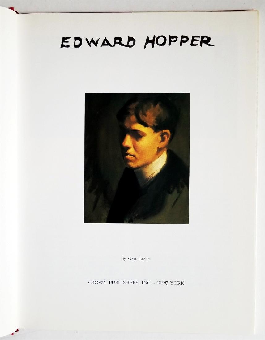 Edward Hopper. Crown Art Library. 1984, 1st Edition: Edward Hopper, Crown Art Library by Gail Levin. First Edition. Crown Publishers, New York, 1984. Hardcover. Red cloth, dustwrapper. BW and Color Reproduction. 4to, 96 pgs. Selected bibliography. NO BU