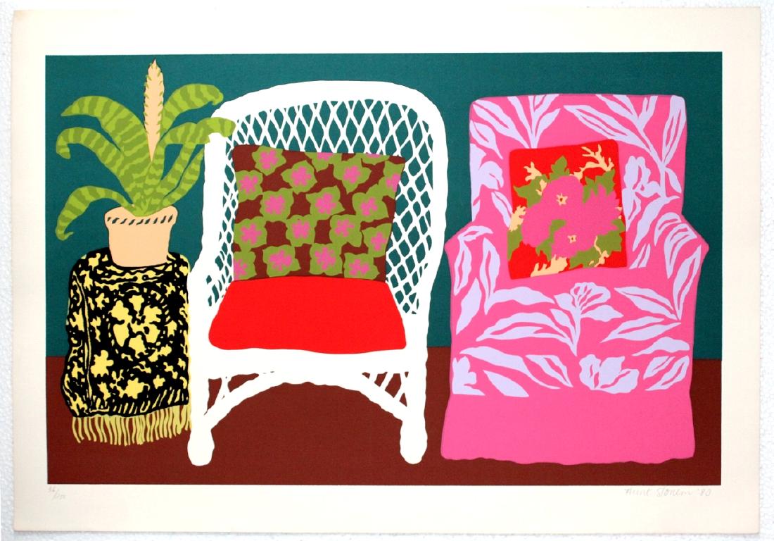 Hunt Slonem: Bromilliad, 1980 Signed Serigraph 58/250 (1 of 3)