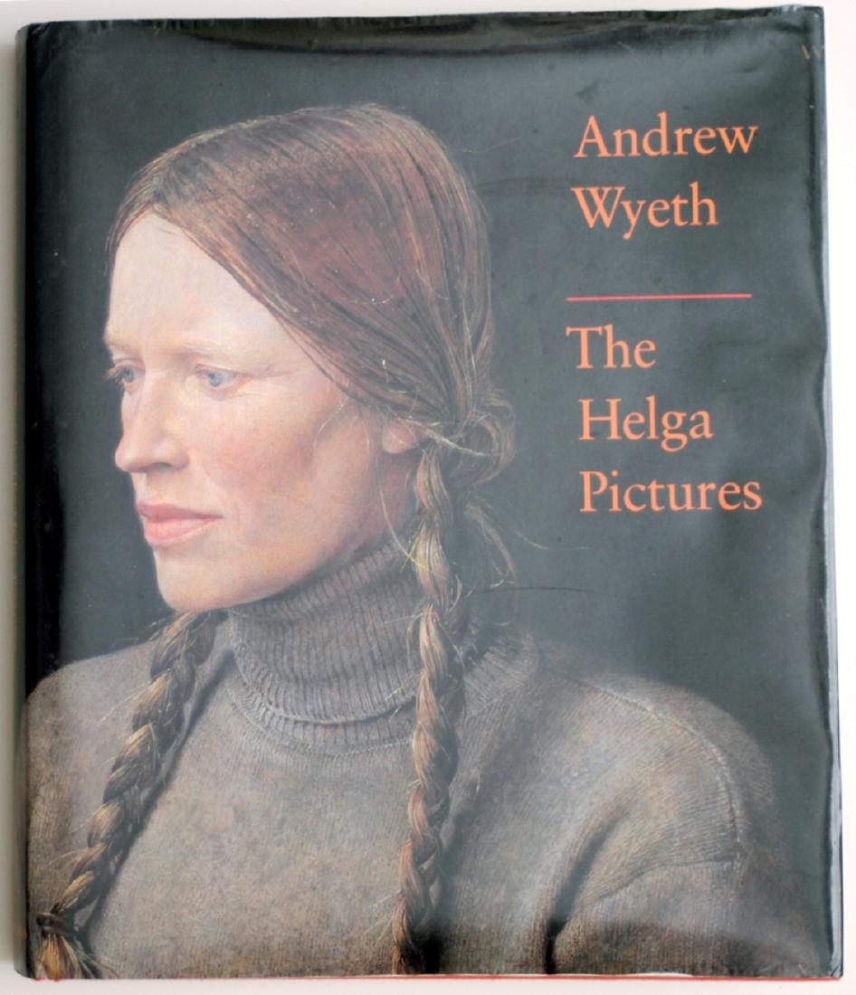Andrew Wyeth: The Helga Pictures. 1987: John Wilmerding: Andrew Wyeth: The Helga Pictures. First Edition. Published: Harry N. Abrams. New York, 1987. Printed in Japan. Red Cloth Hardcover boards with gold embossed titling to cover and spine