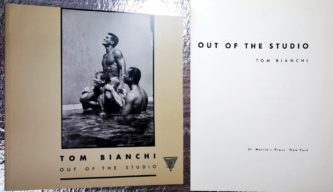 Tom Bianchi Photos: Out of the Studio. 1992, 1st SC Ed: Out Of the Studio, by Tom Bianchi, the groundbreaking book with 88 duotone art photographs of the male nudes. Art photographer Tom Bianchi, one of the worlds most published visual artists. St. Martin