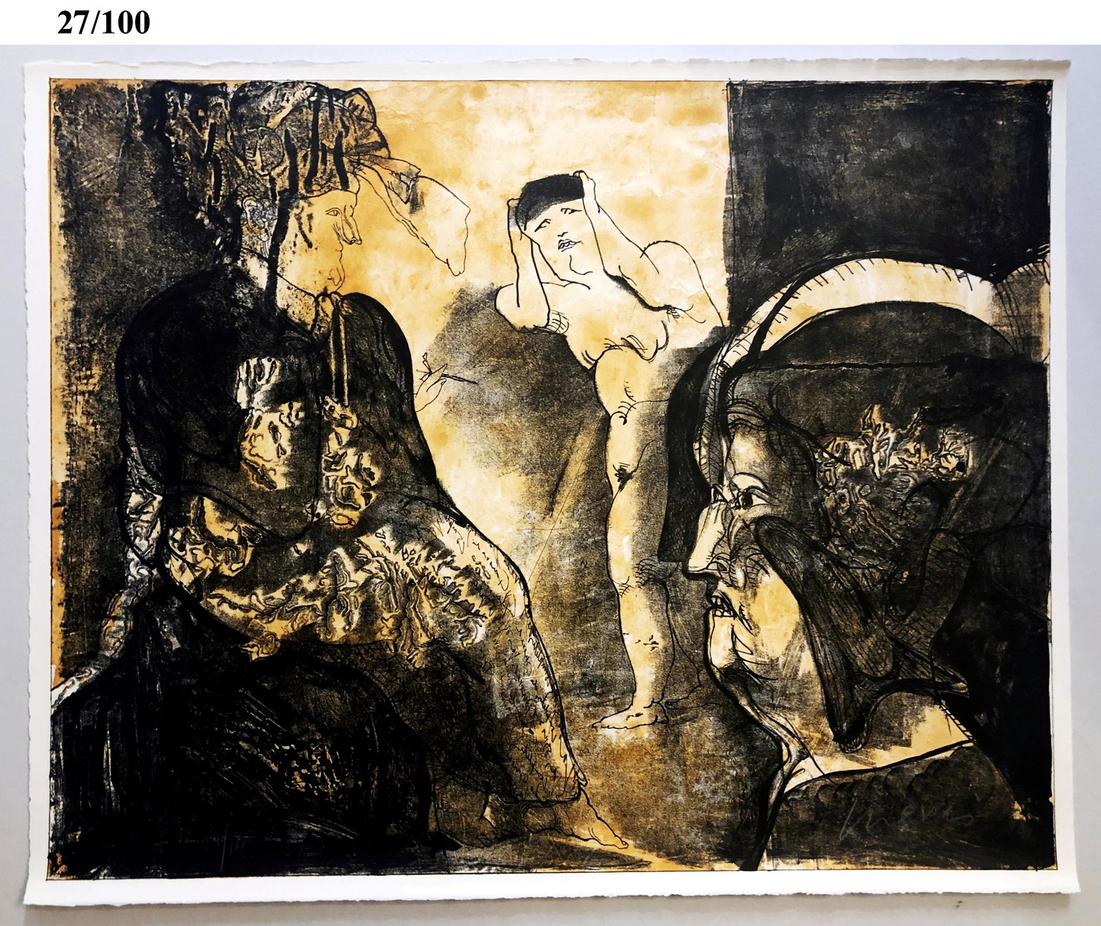 Jose Luis Cuevas: Lo Feo De Este Mundo III 1969 Ed.100 (1 of 3)