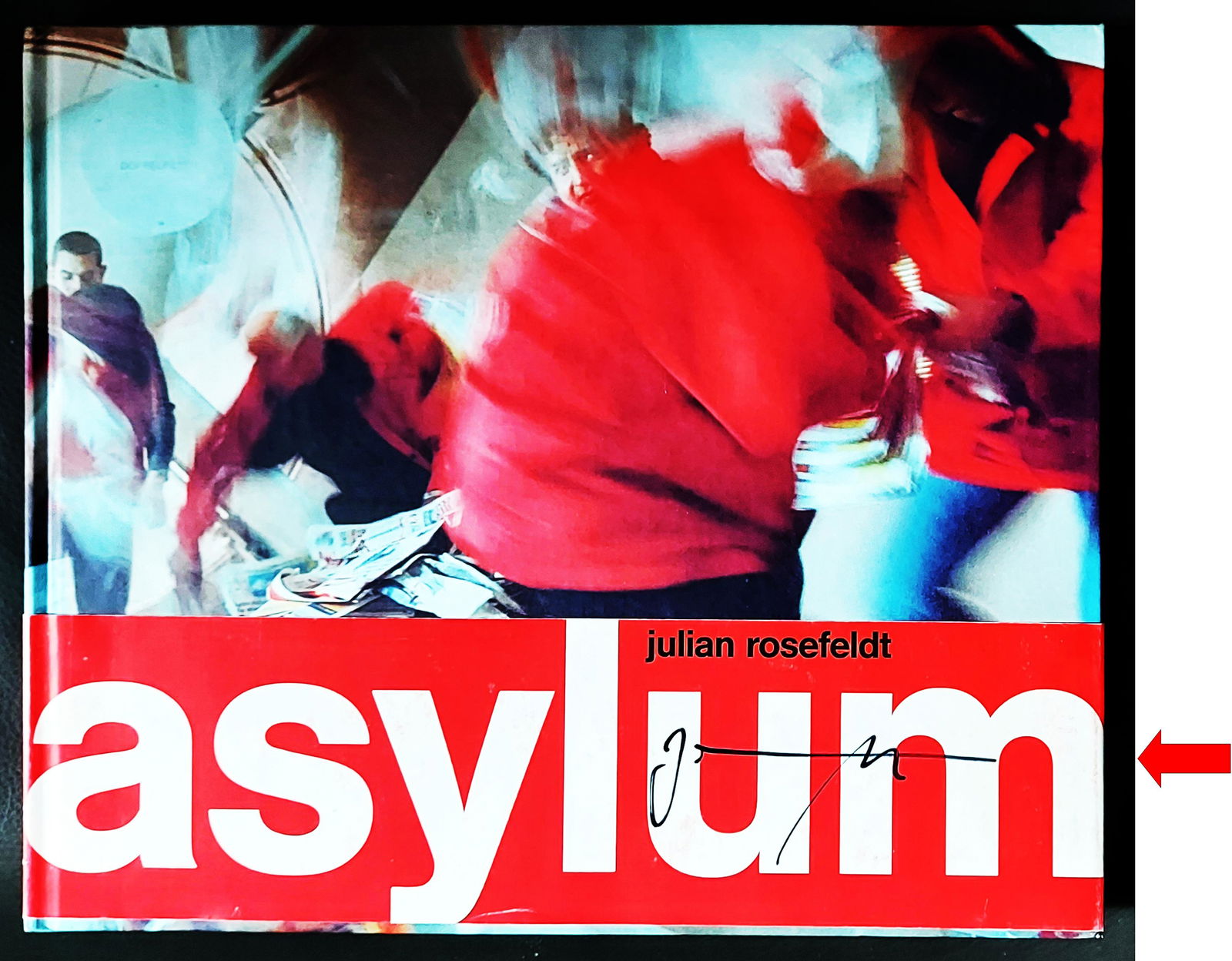 Julian Rosefeldt, Signed: Asylum 2004 First Edition: Title: Julian Rosefeldt: Asylum. First Edition. First Printing. Signed by Julian Rosefeldt in black pen-marker on the Wraparound band DJ. Publisher: Hatje Cantz Verlag, 2004. Julian Rosefeldt, Baltic