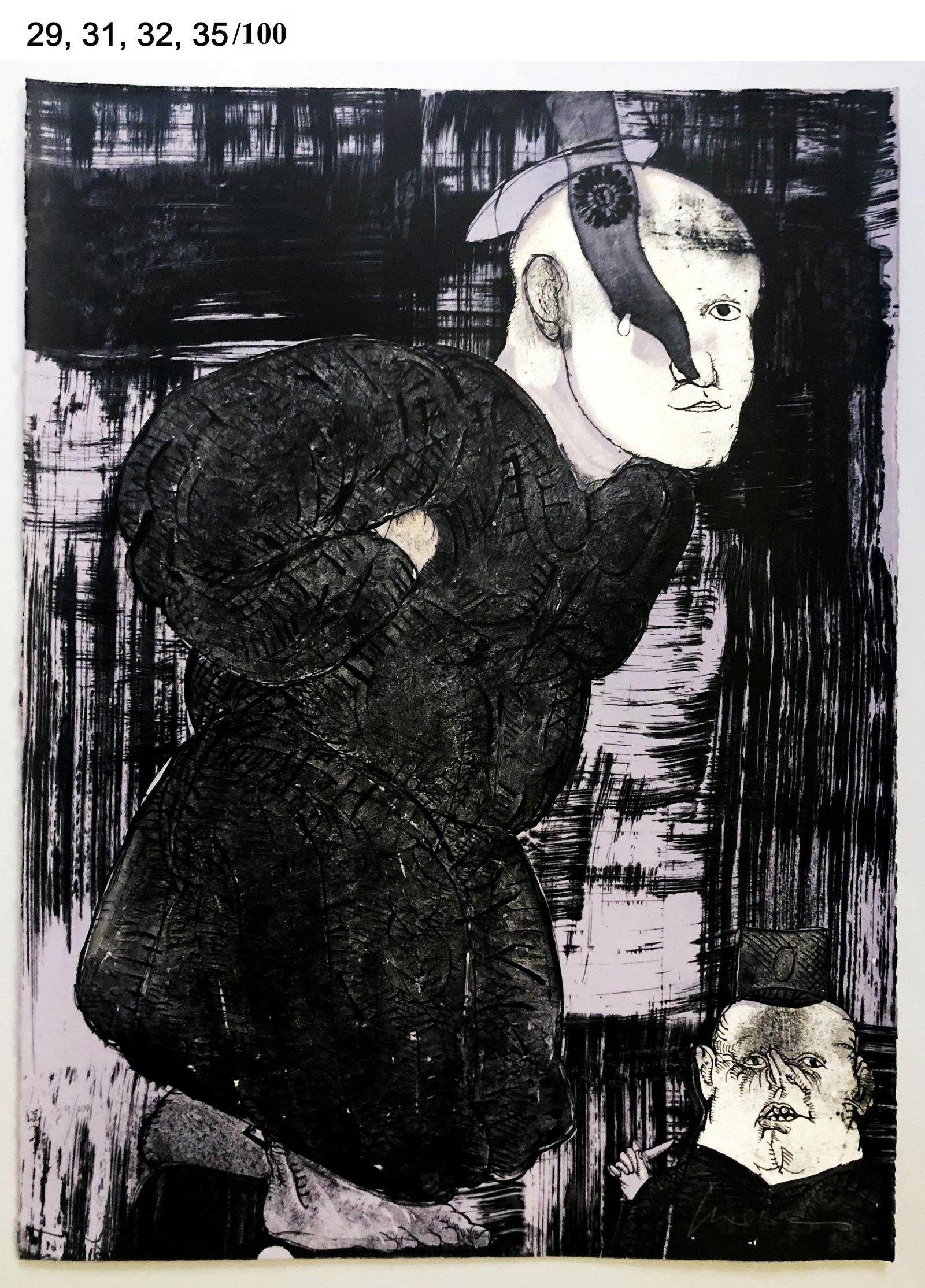 Jose Luis Cuevas: El Santo de la Guerra, 1969 Ed.30/100 (1 of 3)