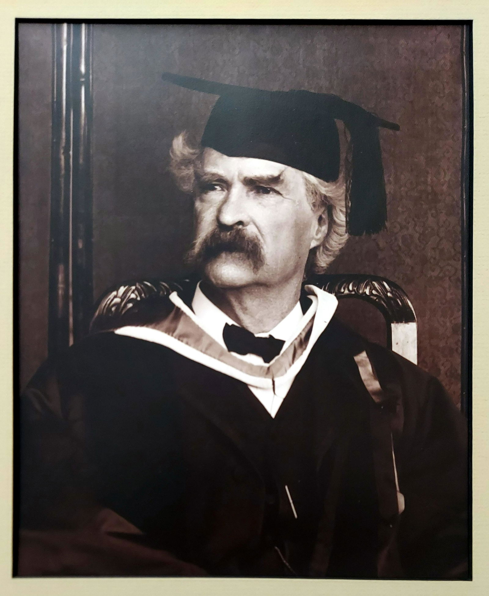 Mark Twain in Academic Cap & Gown 1901 Princeton NJ (1 of 5)
