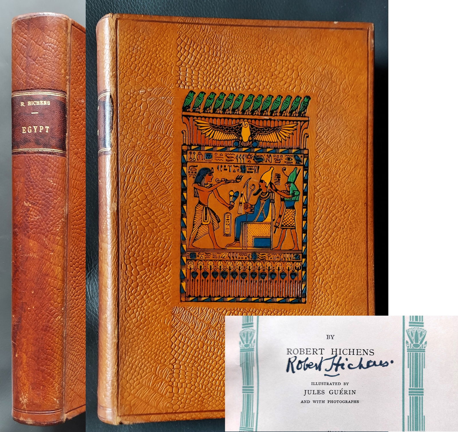 Robert Hichens Signed 1st Edition: Egypt & its Monuments, 1908 (1 of 7)