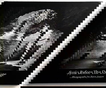 Peter Aaron: Syria before the Deluge, 2018 First Edition: Syria before the deluge, photographs by Peter Aaron (American, b.1947) First Edition by Blurb, 2018, San Francisco, California. 13 x 11 inches volume. La Biennale di Venezia, May 24-Nov 25, 2018. Syri
