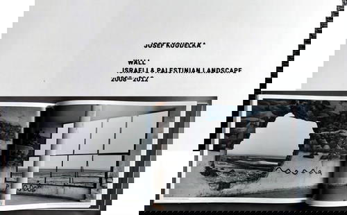 Josef Koudelka: Wall, Israeli & Palestinian Landscape 2013 First Edition: Wall, Israeli and Palestinian Landscape by Josef Koudelka (Czech, b.1938). First Edition, Aperture, New York 10.13.2013 Large 14.75 x 10.25 in. (375 x 264 mm) book with 54 duotone photographs. Wall, b