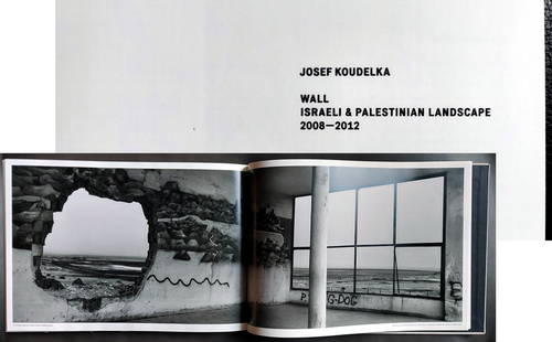 Josef Koudelka: Wall, Israeli & Palestinian Landscape 2013 First Edition: Wall, Israeli and Palestinian Landscape by Josef Koudelka (Czech, b.1938). First Edition, Aperture, New York 10.13.2013 Large 14.75 x 10.25 in. (375 x 264 mm) book with 54 duotone photographs. Wall, b