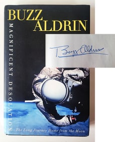 Buzz Aldrin, Signed: Magnificent Desolation 2009 1st Edition