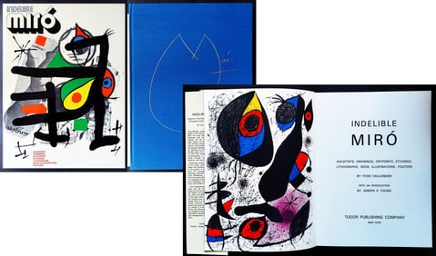 Indelible Miro, with three lithographs 1972