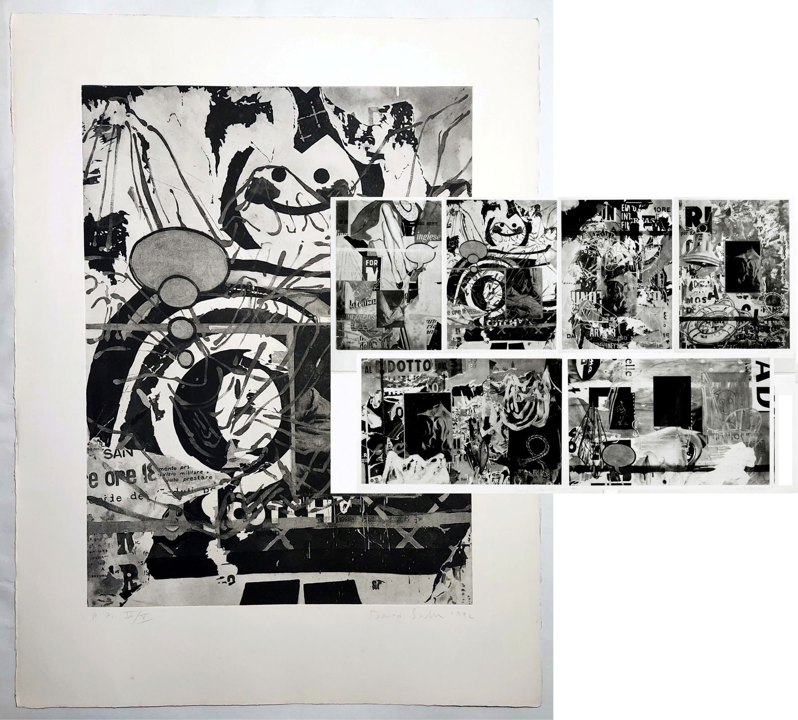 David Salle: Lucky, Ed. 4/10 Artists Proof Intaglio (1 of 13)