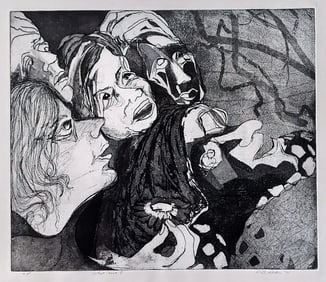 Ruth B. Rieber: What Next, 1971, AP Etching