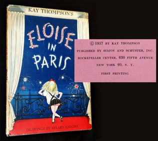 Kay Thompson: Eloise in Paris, 1957 First Printing