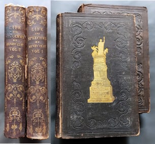 The Life & Speeches of Henry Clay, 2 Vols, 1843