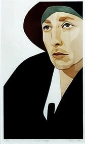 Susan Fiori: Georgia O'Keeffe, 1977 Silkscreen Ed.15/18
