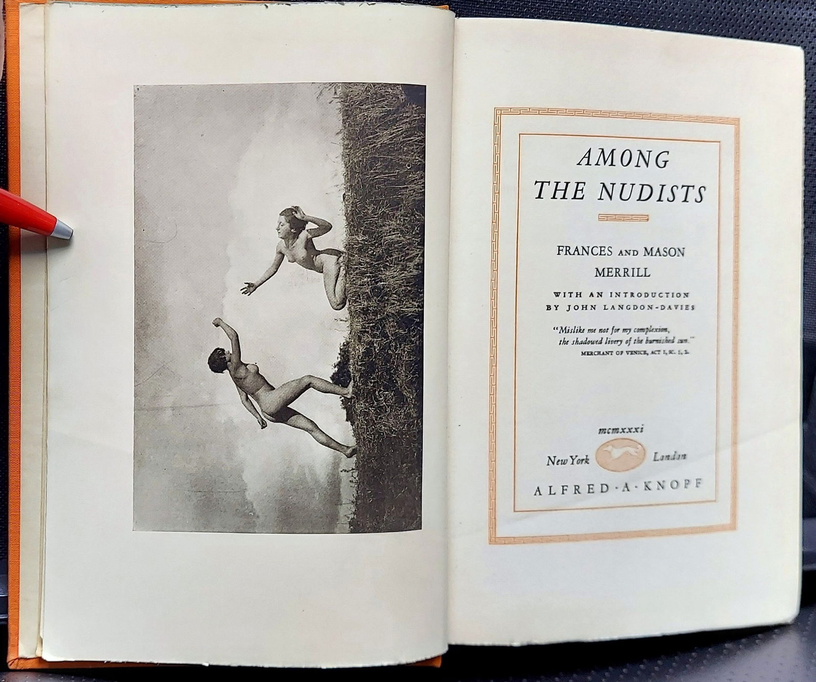 Frances & Mason Merrill: Among the Nudists 1931 First Edition (1 of 7)