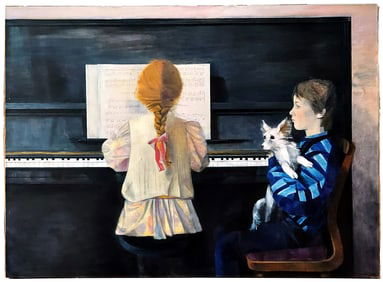 Evgeny Zubov: Tchaikovsky, 1994 Oil on Canvas