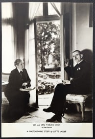 Lotte Jacobi: Mr & Mrs Thomas Mann in Their House 1939-1942