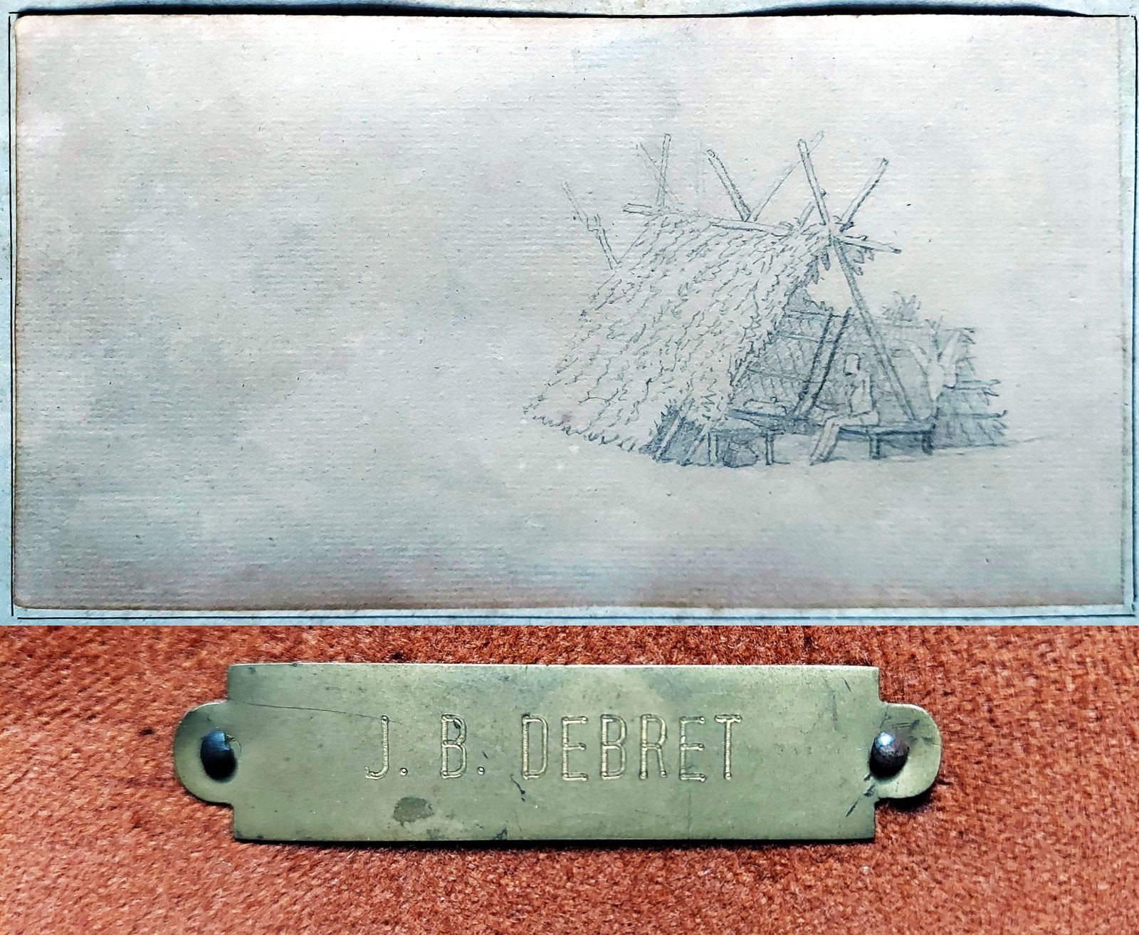 Jean-Baptiste Debret (1768 - 1848): Pencil Drawing, c.1820s (1 of 4)