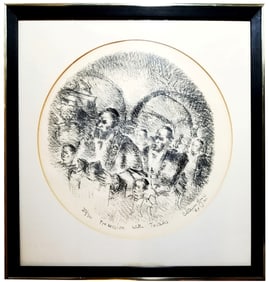 Chaim Gross, Inscribed: Simchat Torah 1964 Ed 23/301 Lithograph