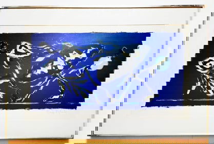 Manfred Schwartz: Oriental Kites 1965 Ed.7/50 Lithograph