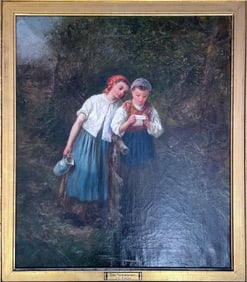 James Crawford Thom: The Neighbors, 1862, Oil on Canvas