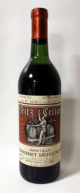 1973 Heitz Cellar Martha's Vineyard Napa Valley Cabernet Sauvignon