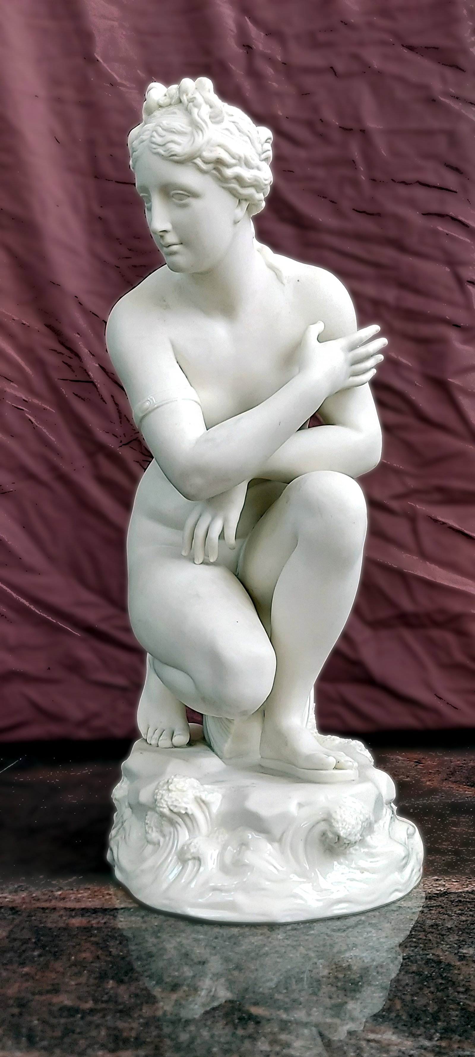 Belleek First Period Porcelain: Crouching Venus, 1863-1890 (1 of 7)