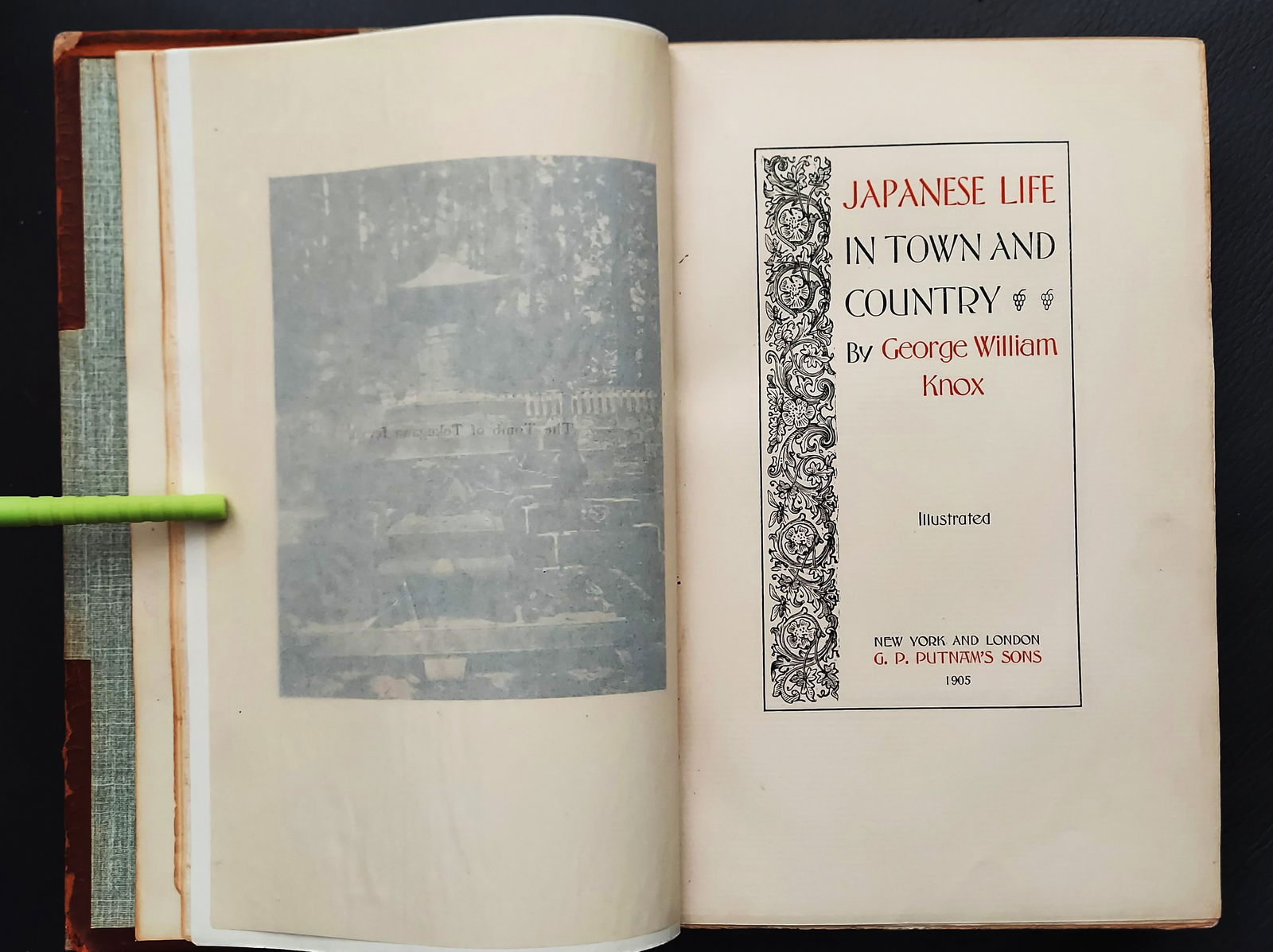 Japanese Life in Town and Country, 1904 First Edition (1 of 9)