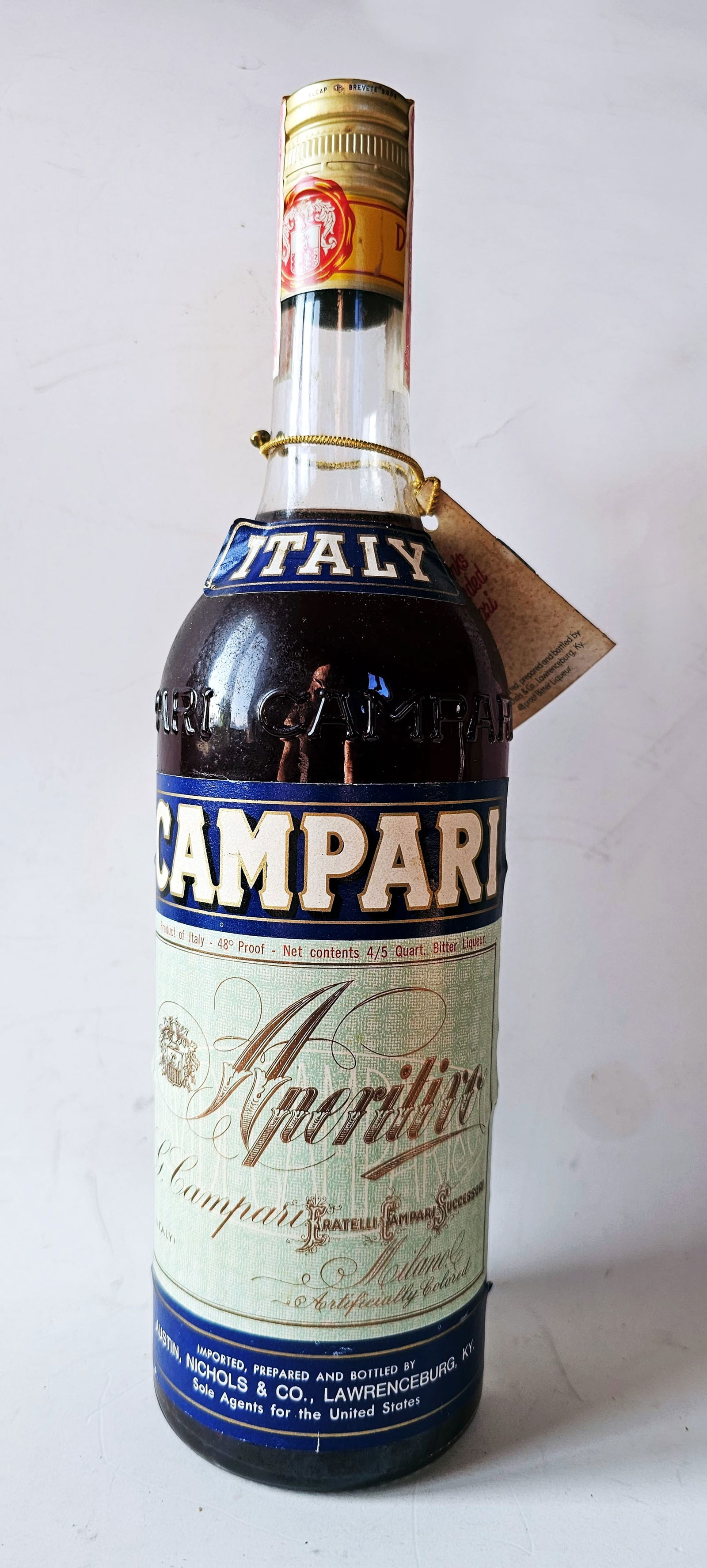 1976 Campari Aperitivo Vintage 4/5 Qt Imported by Austin Nichols (1 of 5)