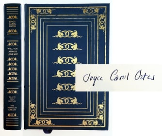 Joyce Carol Oates, Signed 1st Ed: Will You Always Love Me? 1996