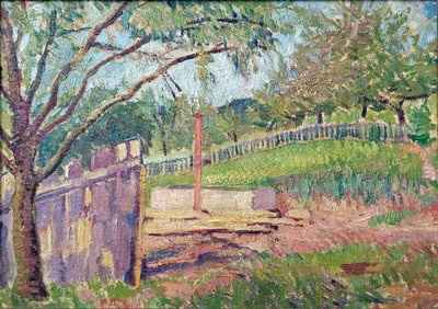 Boris Solotareff: South of France, Oil/Canvas c.1920