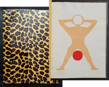 Francesco Clemente: Serigraph 1983 White Shroud by Allen Ginsberg