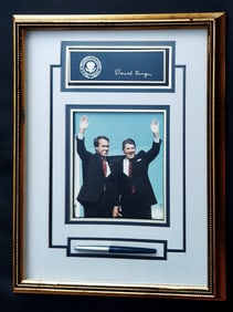 Ronald Reagan White House Presidential Bill Signer Pen & Seal Box