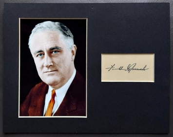 President Franklin D. Roosevelt Signature