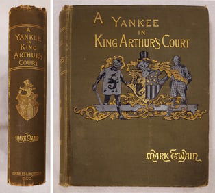 Mark Twain: A Yankee in King Arthur’s Court 1889 First Edition