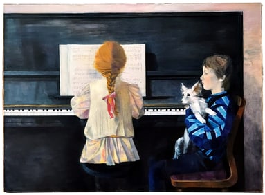 Evgeny Zubov: Tchaikovsky, 1994 Oil on Canvas