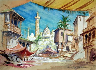 Konstantin Korovin: Study for Ballet Stage Set, Watercolor