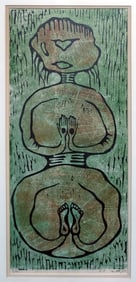 Asaf Ben-Zvi: Woman, c.1990s Lithograph A.P. 2/20