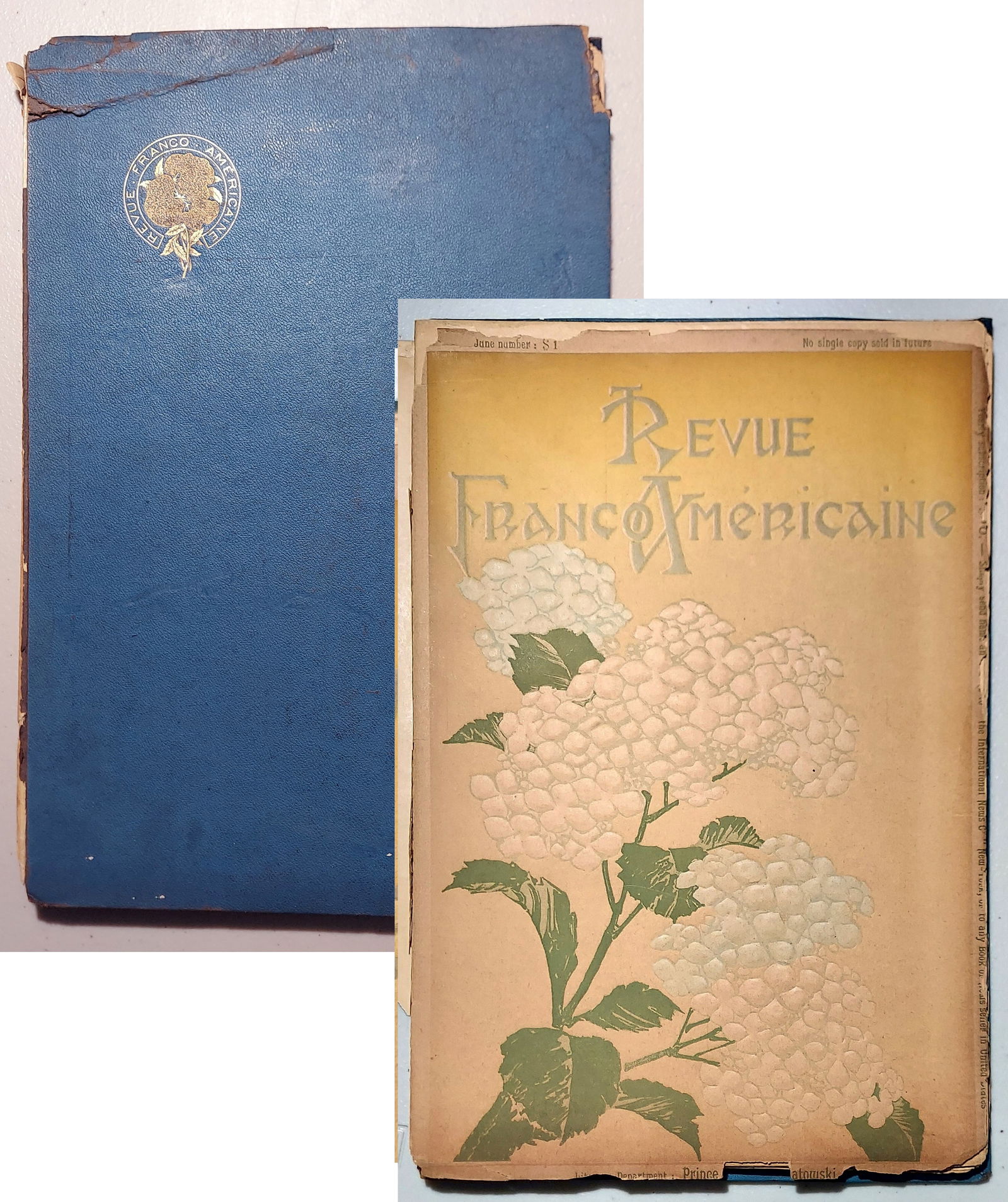 Revue Franco-Américaine Vol. I 1895 First Issue (1 of 13)