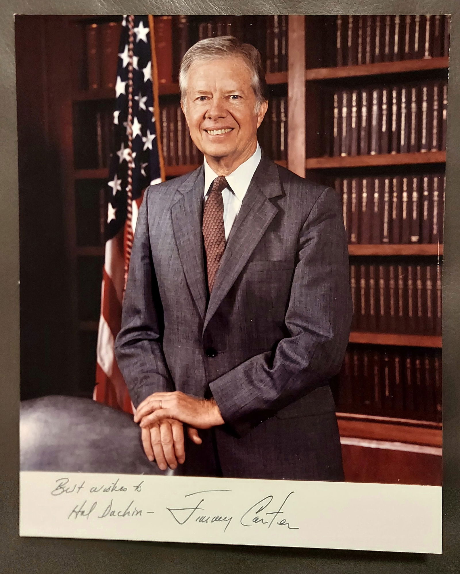 President Jimmy Carter Signed Inscribed Color Photograph c.1978 (1 of 3)