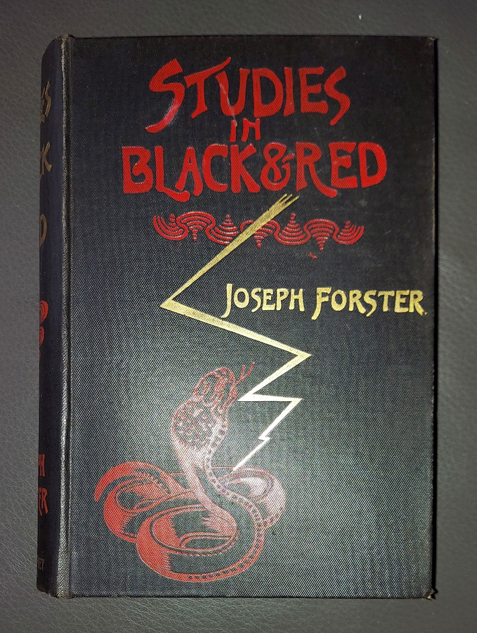 Joseph Forster: Studies in Black & Red, 1896 First Edition (1 of 4)