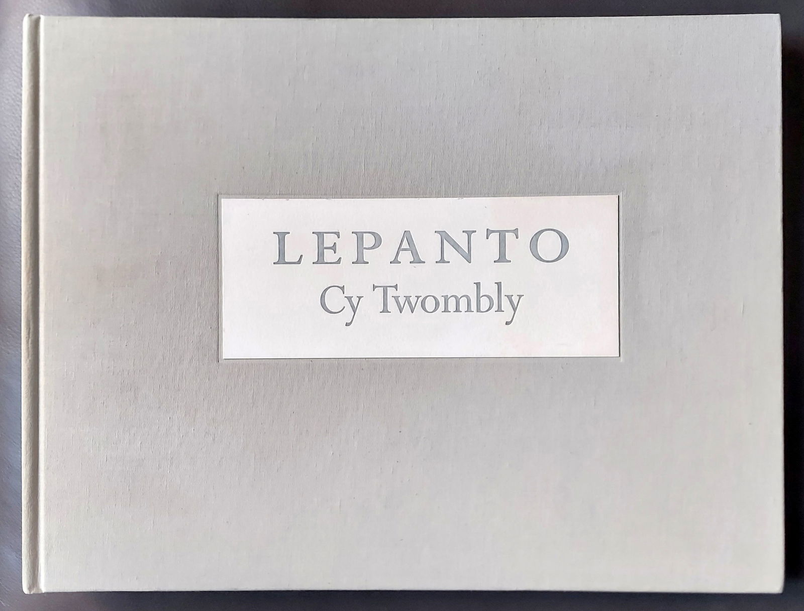 Cy Twombly: Lepanto, a Painting in Twelve Parts, Rare Venice Biennale First Edition (1 of 6)