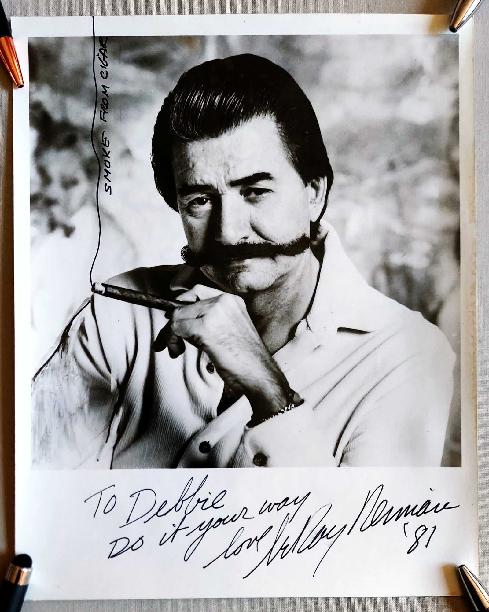 Leroy Neiman Inscribed & Signed 1981 Photograph (1 of 3)