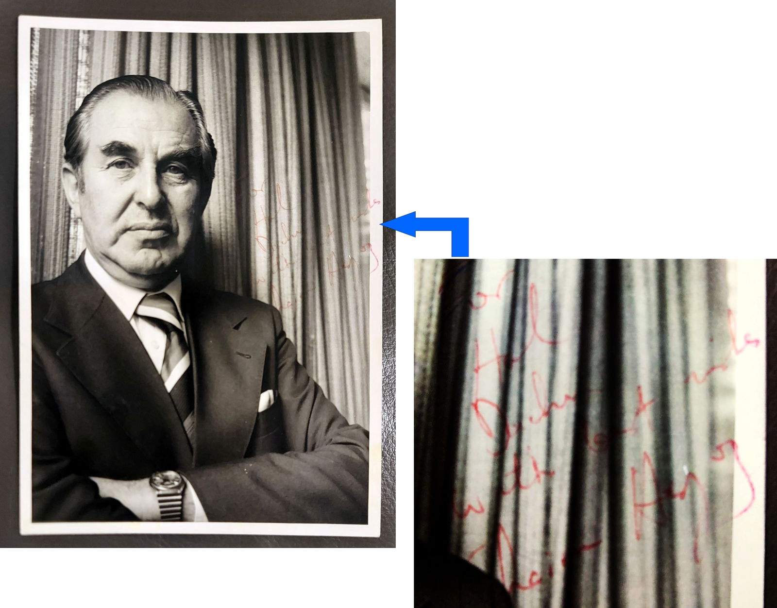 Chaim Herzog: President of Israel, Inscribed Photograph c.1978 (1 of 5)